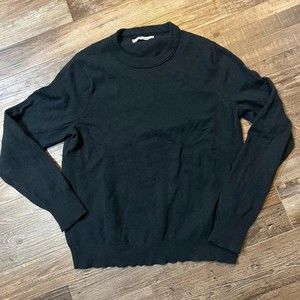 Outerknown Mens Harbor Crew Sweater Merino Wool L/S Dark Blue Extra Large XL